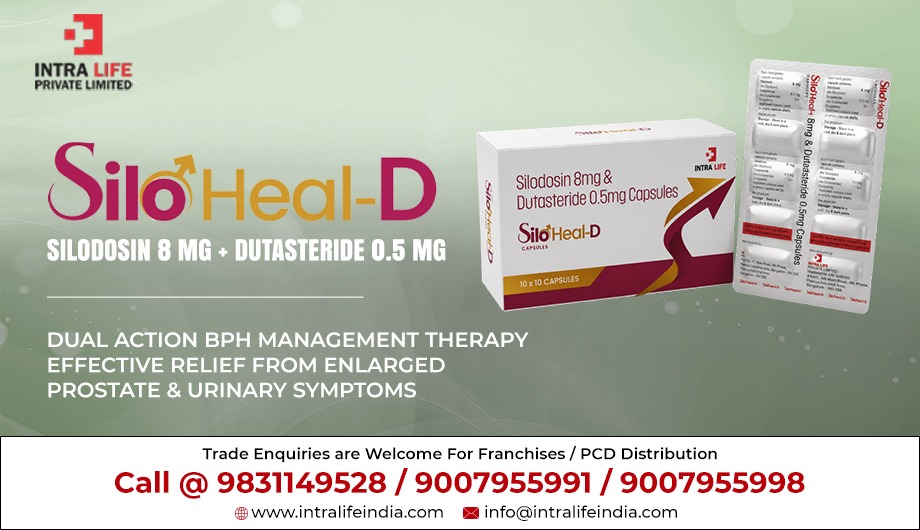 SILOHEAL-D Capsules: Advanced Silodosin 8mg + Dutasteride 0.5mg
